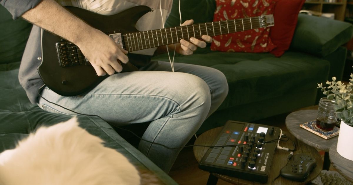 Using a Jamstik MIDI Guitar with Analog Hardware