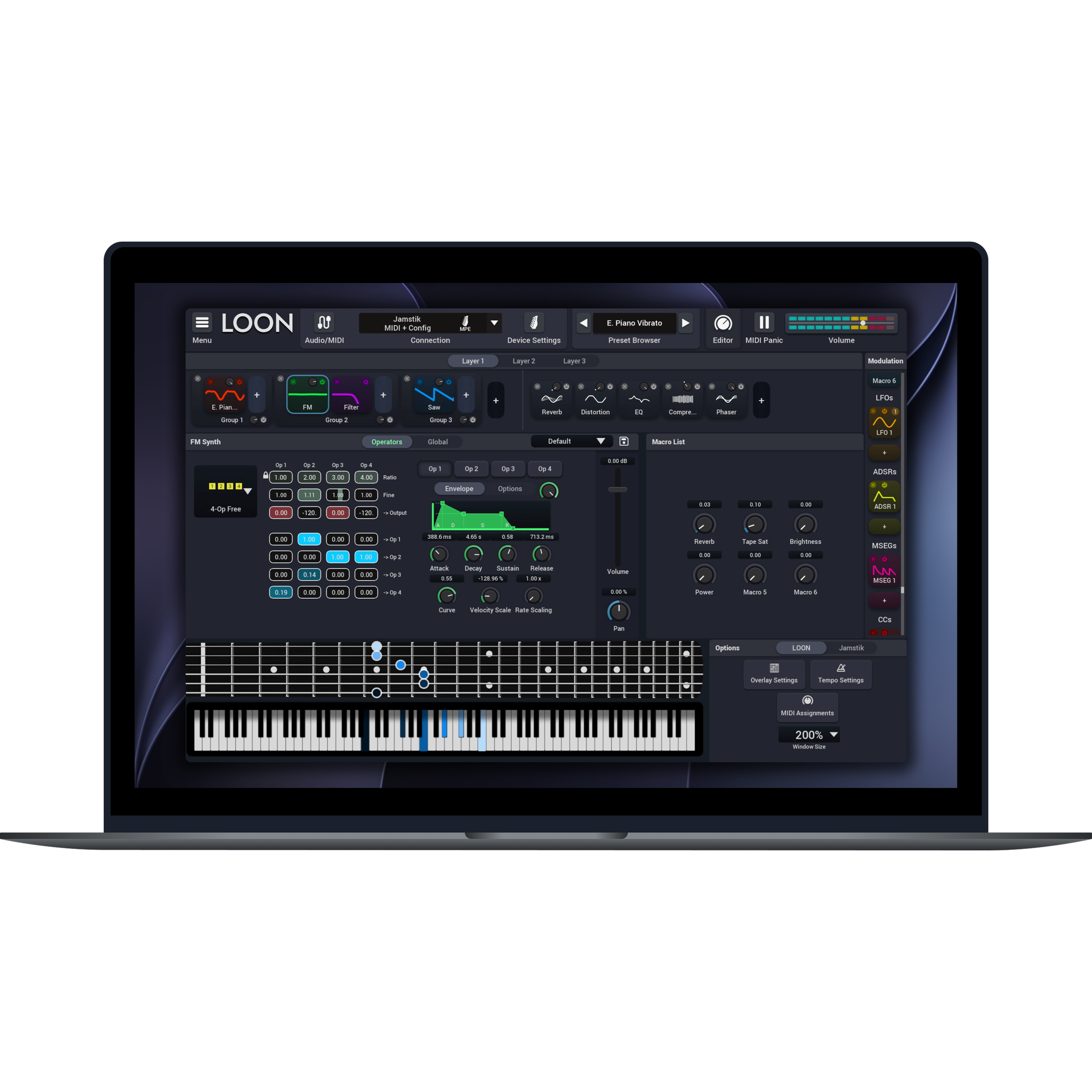 Jamstik has released LOON virtual MPE synth plugin and standalone for Mac & Win. The intro is 50% off.