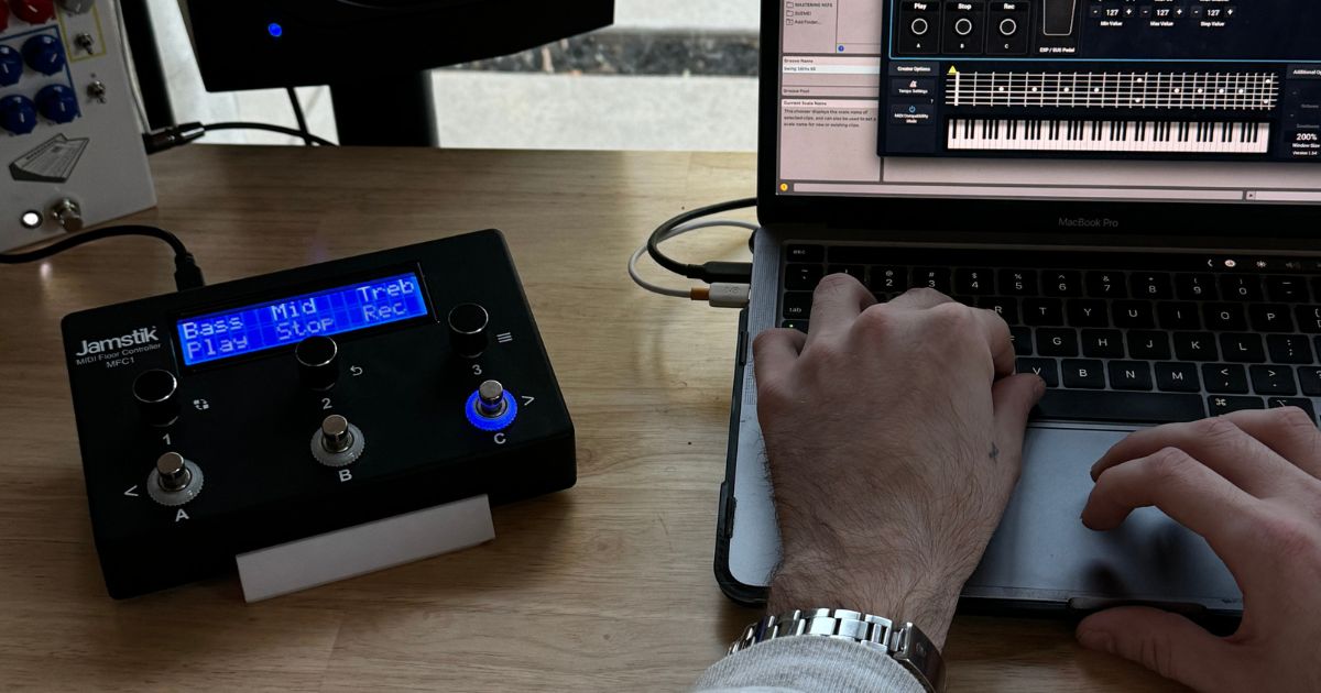 Introducing the MFC1: The Ultimate MIDI Floor Controller for Musicians