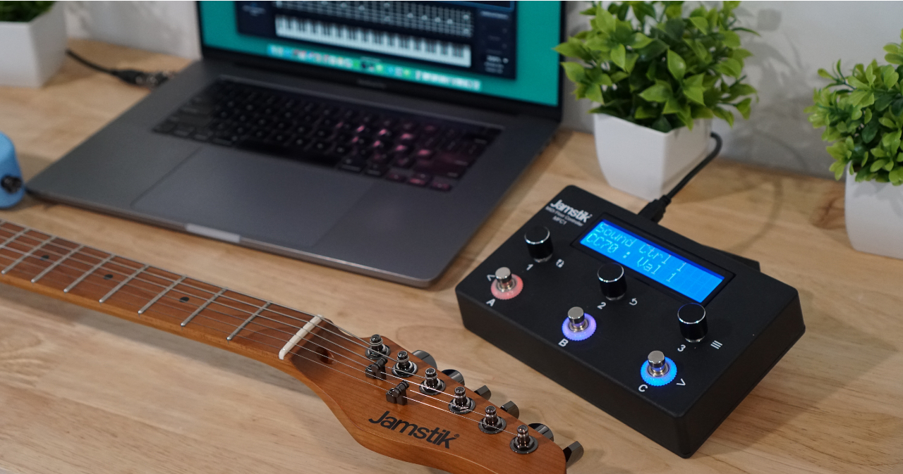 Jamstik Brings the MFC1 MIDI Floor Controller to NAMM 2025