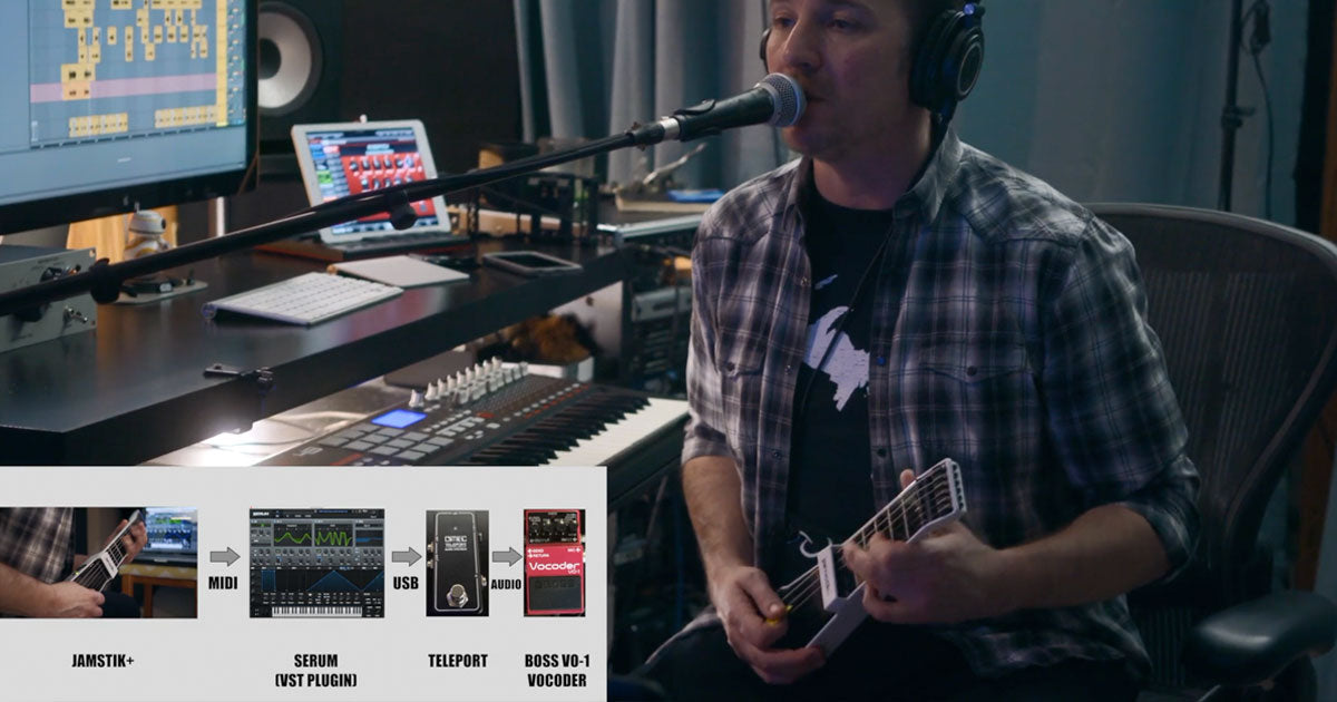 Live Talkboxing with the Jamstik, OMEC Teleport, Boss VO-1, Serum, & Ableton Live 10