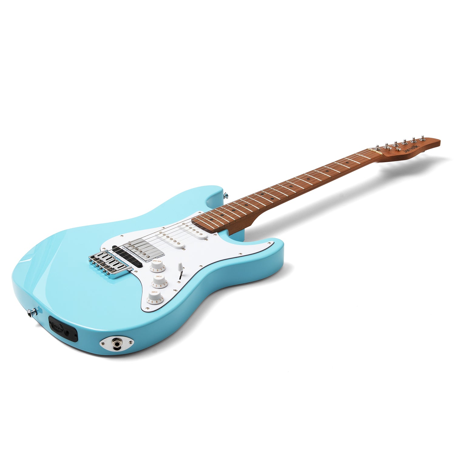 blue electric guitars